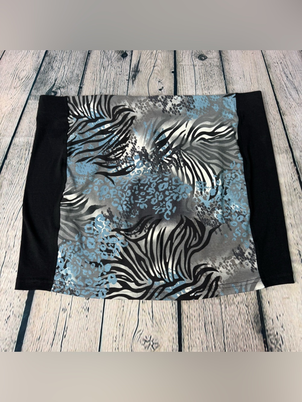 Y2K Leopard Zebra Snake Animal-Print Low Rise Mini Skirt Lightweight Stretchy 2X - Picture 3 of 8